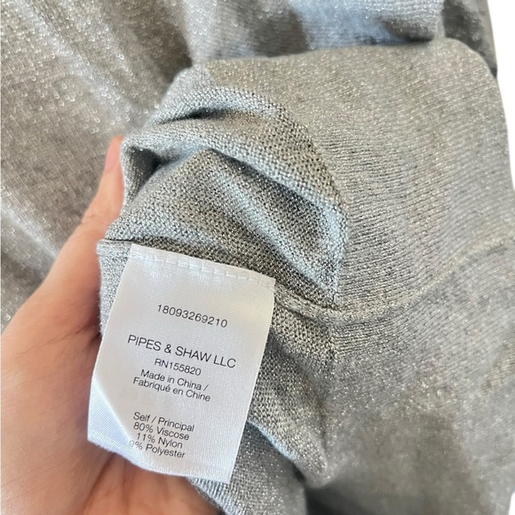 Veronica Beard Centre Metallic Ruffle Sweater - Picture 6 of 8